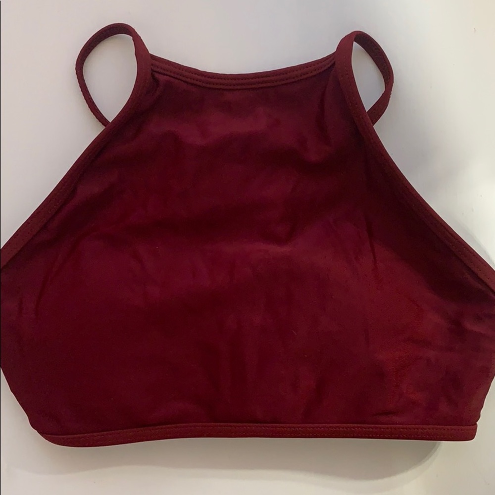 Red American eagle swimsuit top size Xs